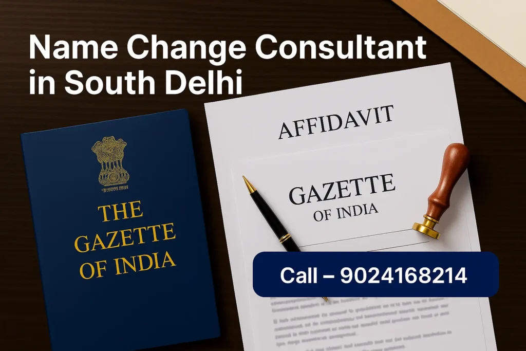 Name Change Consultant in South Delhi