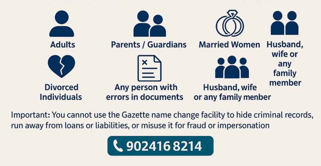 How to Apply for Name Change in Delhi