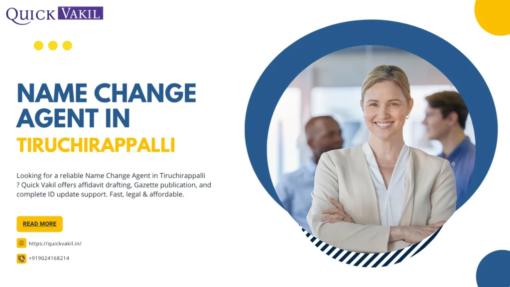 Name Change Agent in Tiruchirappalli