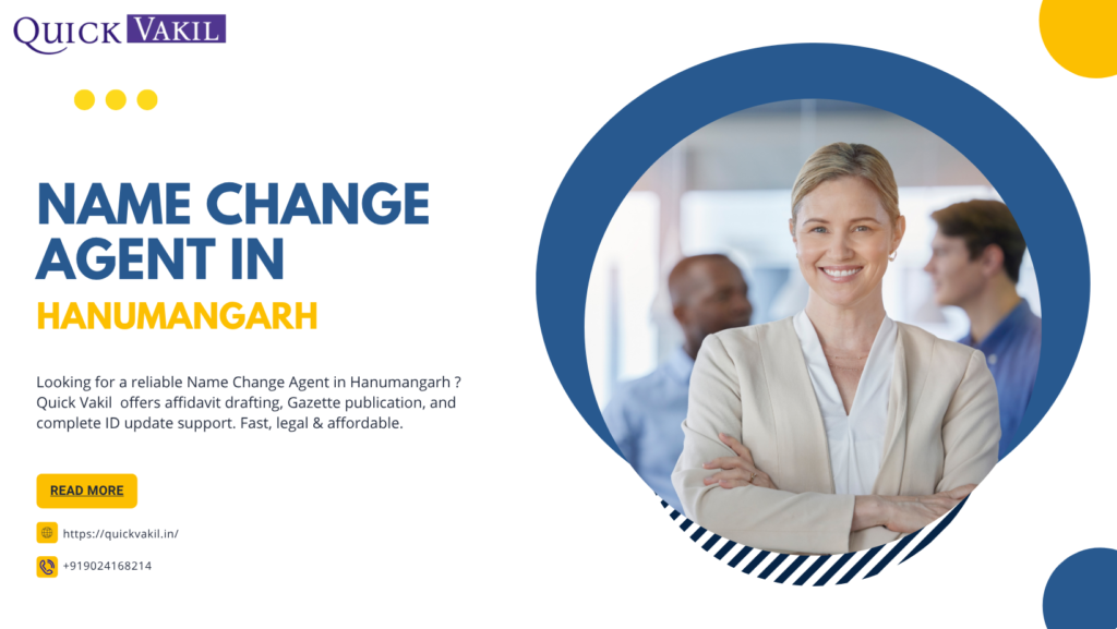 Name Change Agent in Hanumangarh